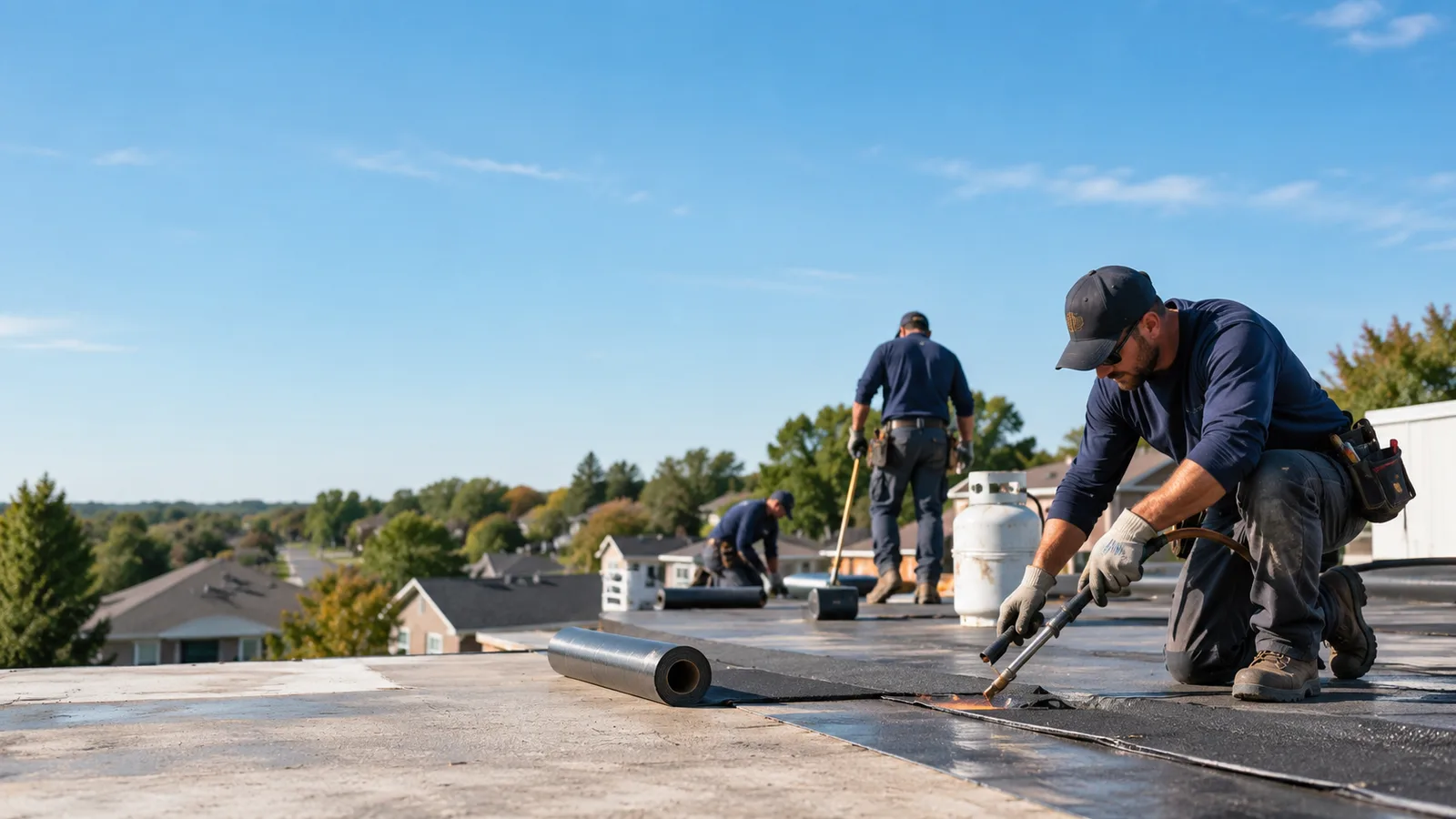 Flat Roof Leak Repair providers in Forbes Road, PA